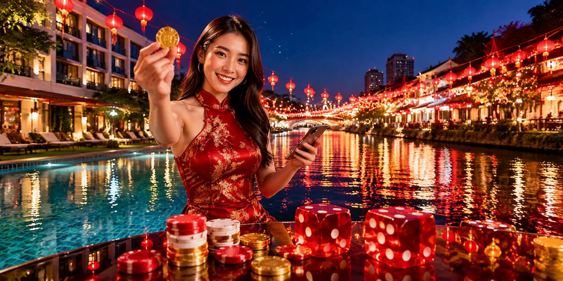 Permainan dadu di Melaka dengan suasana hiburan tempatan gaya Melayu